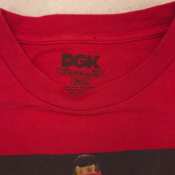 DGK Mike Tyson Short Sleeve Graphic Crew Neck Shirt Mens Size Small S Red - Picture 3 of 9